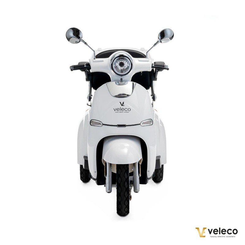 Veleco CRISTAL : scooter de mobilité 3 roues avec éclairage LED complet