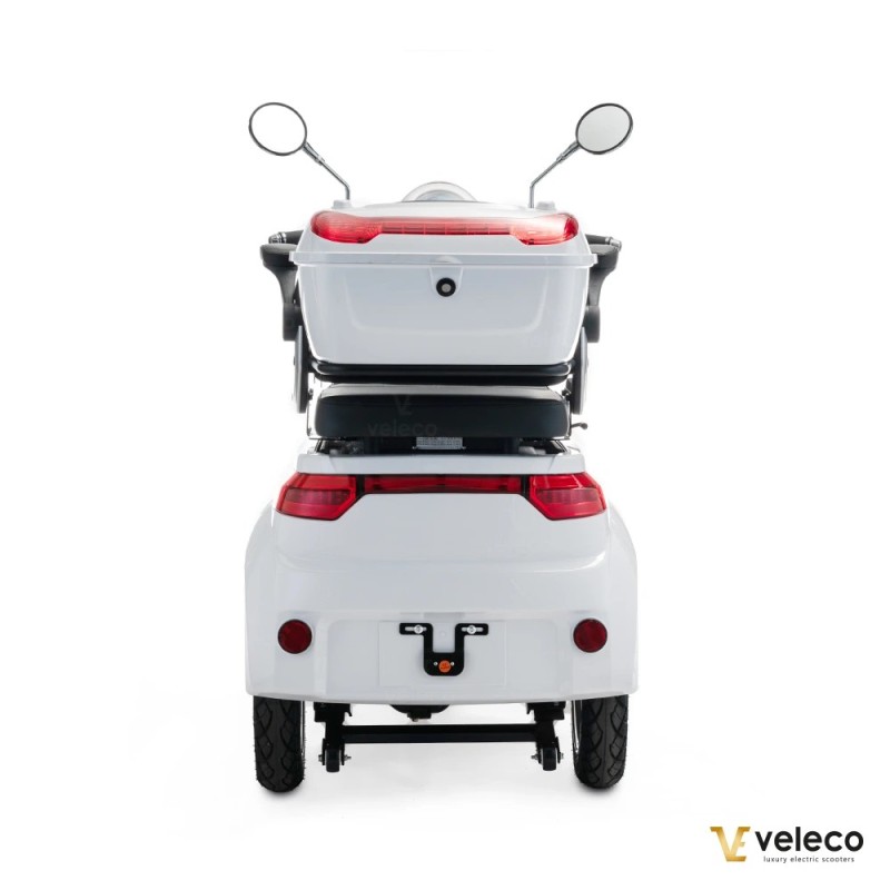 Veleco CRISTAL : scooter de mobilité 3 roues avec éclairage LED complet