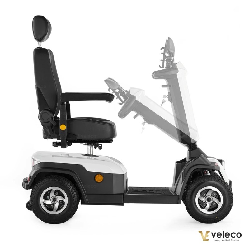Veleco SHARPY : scooter de mobilité 4 roues avec siège capitaine