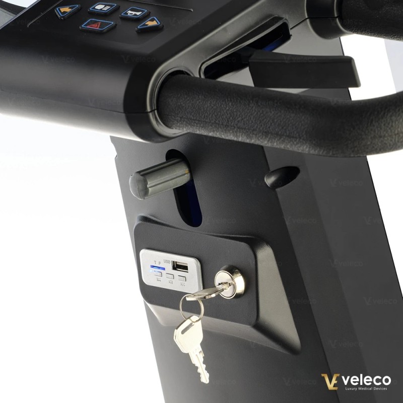 Veleco SHARPY : scooter de mobilité 4 roues avec siège capitaine