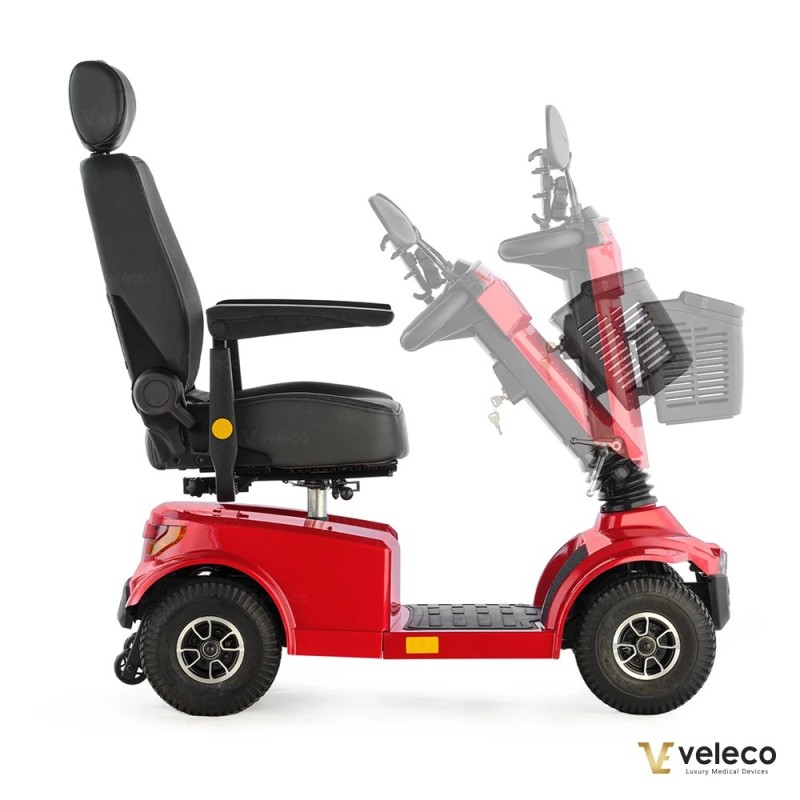 Veleco JUMPY : scooter de mobilité avec suspension complète