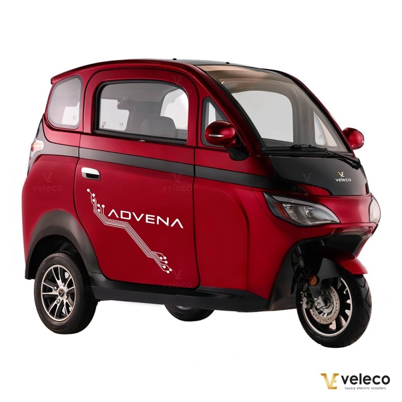 Veleco ADVENA : cyclomoteur électrique fermé 2 places type voiture