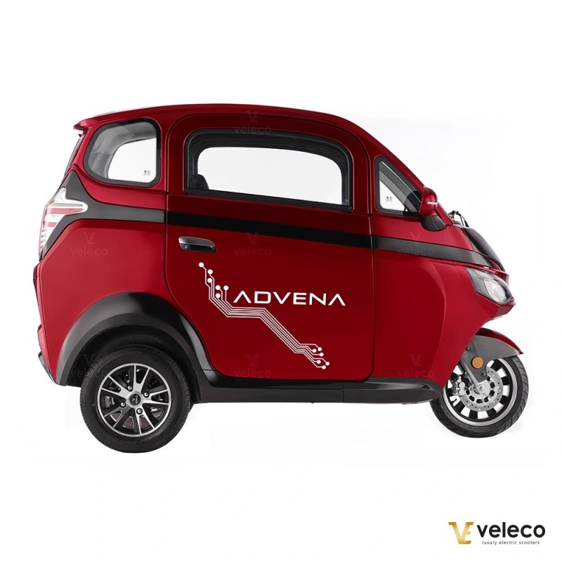 Veleco ADVENA : cyclomoteur électrique fermé 2 places type voiture