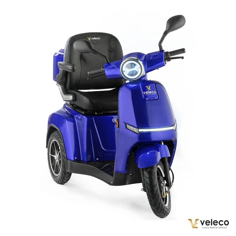 Veleco TURRIS : scooter de mobilité trike avec éclairage LED