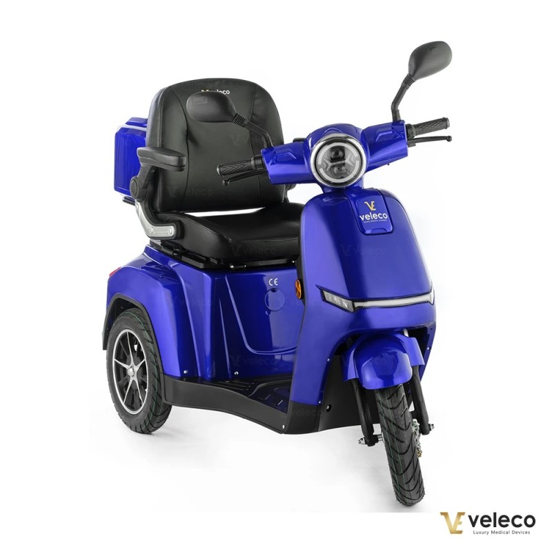 Veleco TURRIS : scooter de mobilité trike avec éclairage LED