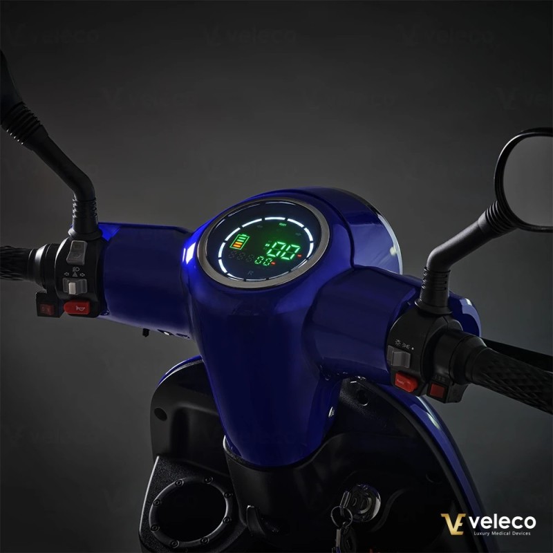 Veleco TURRIS : scooter de mobilité trike avec éclairage LED