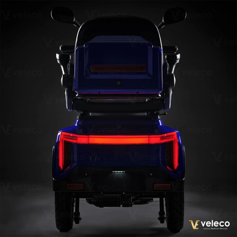 Veleco TURRIS : scooter de mobilité trike avec éclairage LED
